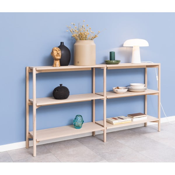 Tammespoonist raamaturiiul 169x88 cm Braidwood - Actona-image-1