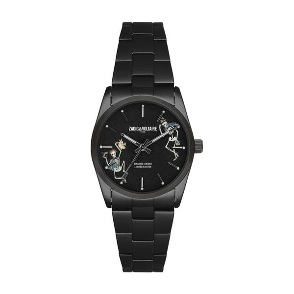 Dámské hodinky černé barvy Zadig & Voltaire Planet