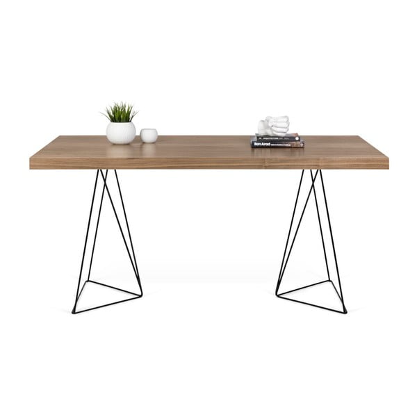 Metalljalgadega töölaud , 160 x 90 cm Multi - TemaHome-image-3