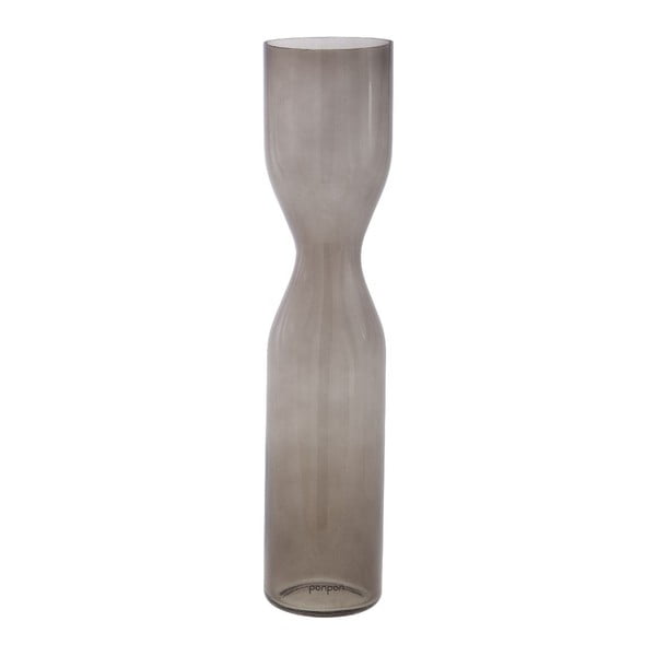 Váza Pinch 46 cm, šedá