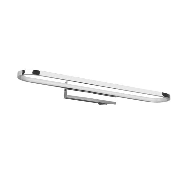 Hõbedaselt läikiv LED seinalamp (pikkus 60 cm) Gianni - Trio