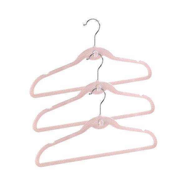 Plastikust riputusklambrid, 7 tk komplektis Flocked - Wenko-image-3