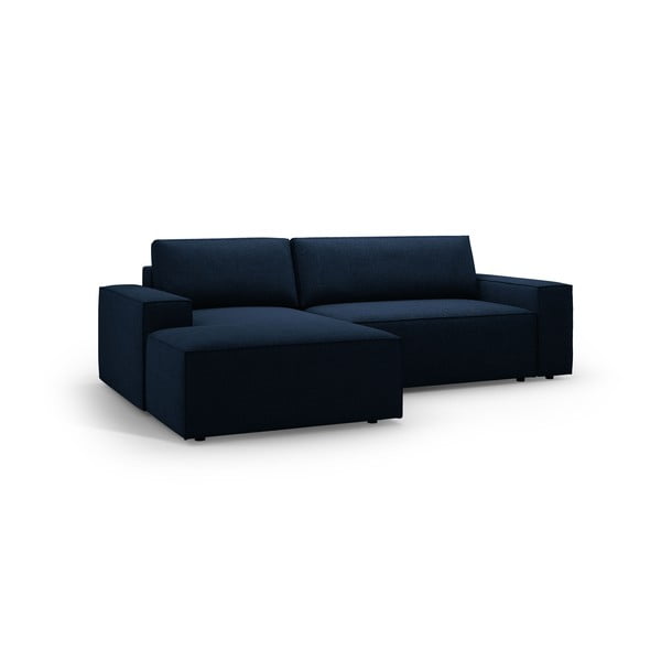 Tumesinine bukleekangast nurgadiivanvoodi (vasak nurk) Jodie - Micadoni Home-image-2