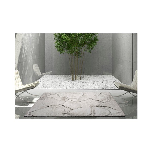 Šedý koberec Universal Sherpa Grey, 120 x 170 cm