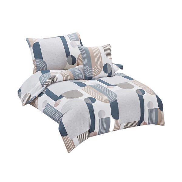 3-osaline mikrosatiinist voodipesu üheinimesevoodile 140x200 cm Beryl - My House