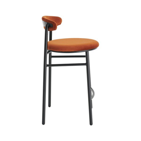 Konjakipruuni metallist baaritool (istme kõrgus 66 cm) Doggi - Ellos Home-image-4