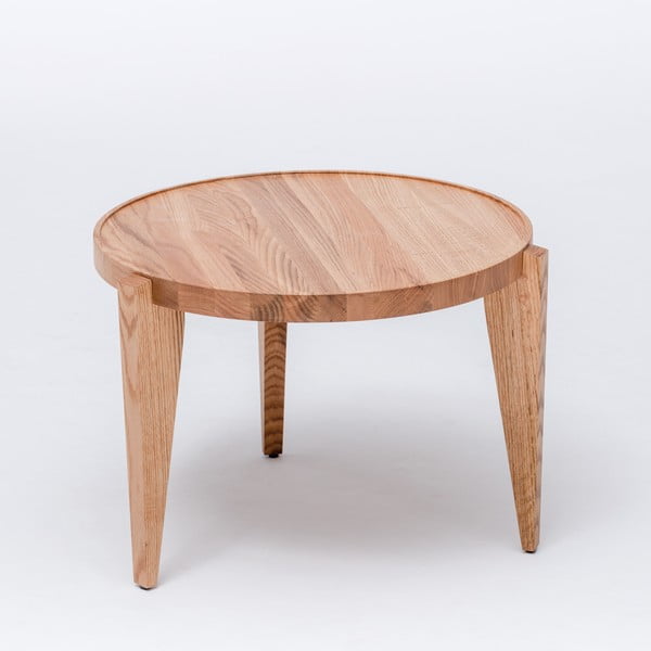 Dubový kávový stolek Bontri, 60x38 cm