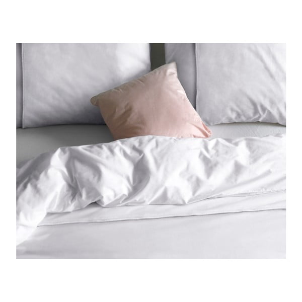 Bílé povlečení z mikroperkálu na jednolůžko Sleeptime Monte Carlo, 140 x 200 cm-image-2