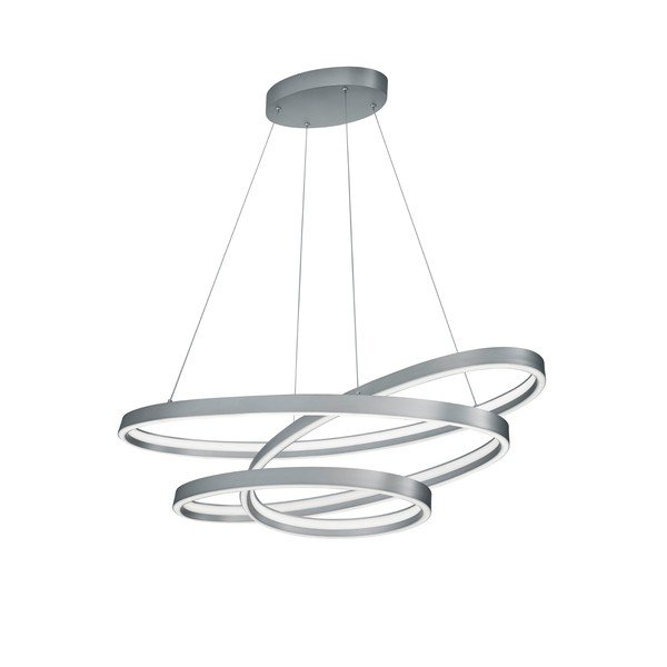 Hall LED rippvalgusti hääljuhtimise/mobiilirakenduse juhtimisega, metallist varjuga Ciola - CINQUE-image-2