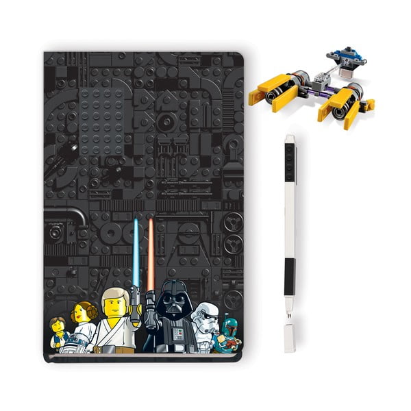 Star Wars Podracer märkmik, pliiats ja komplekt - LEGO®
