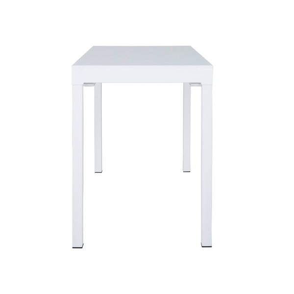 Bílý jídelní rozkládací stůl Canett Lissabon, délka 110 cm
