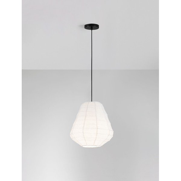 Valge linane ripplamp ø 36 cm Linnet - Nova Luce-image-3