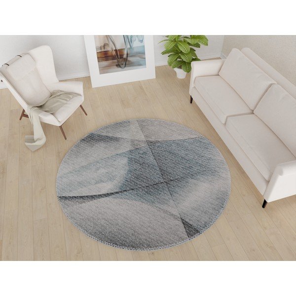 Helehall pestav ümmargune vaip ø 100 cm - Vitaus-image-1