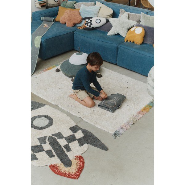 Puuvillane laste padi 54x54 cm Stella Blue Sage - Lorena Canals-image-1