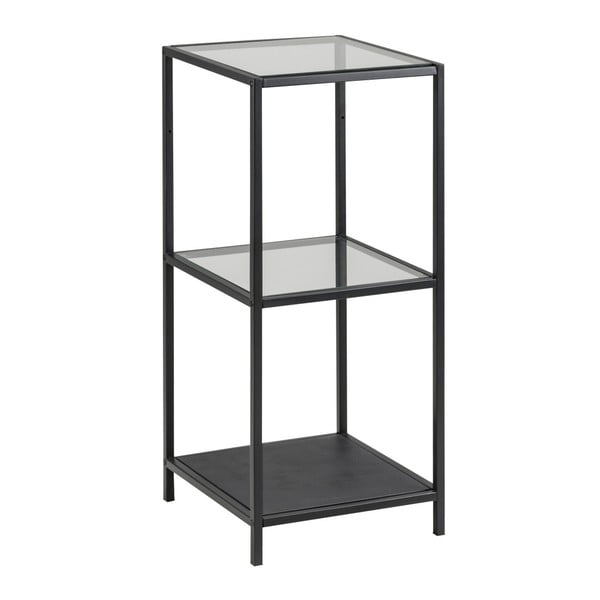 Must klaasist riiul 35x83 cm Seaford - Actona-image-1