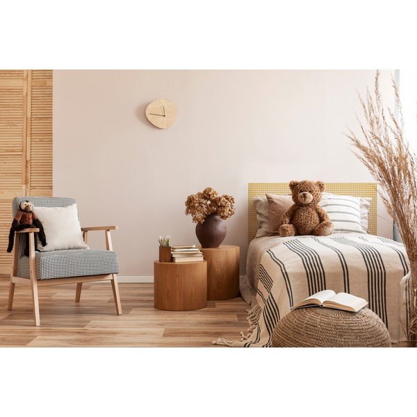 Kollane polsterdatud peatugi 110x52 cm Marina - Really Nice Things-image-1