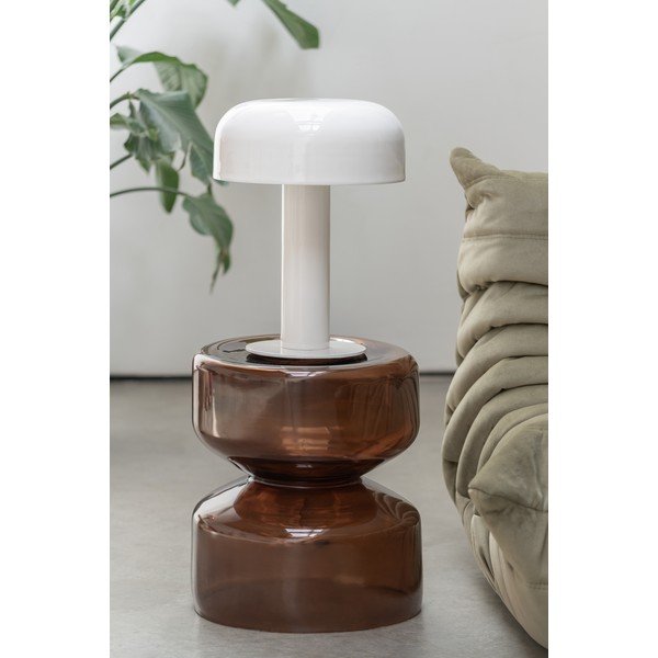 Klaasist ümmargune abilaud ø 35 cm Doble – Leitmotiv-image-1