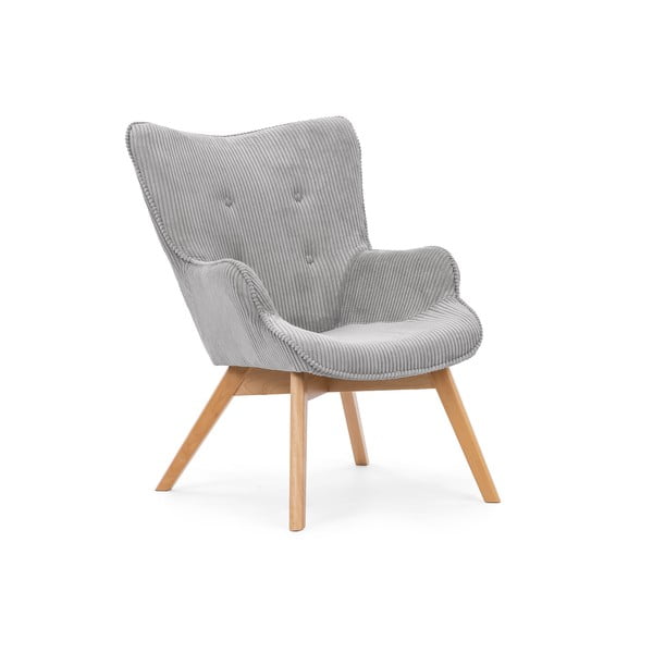 Hall velvetist tugitool koos jalatoega Niko - Ropez-image-4