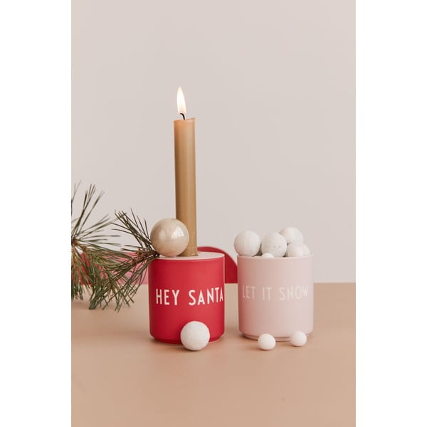 Punane portselanist kruus , 0,25 l Favourite - Design Letters-image-1