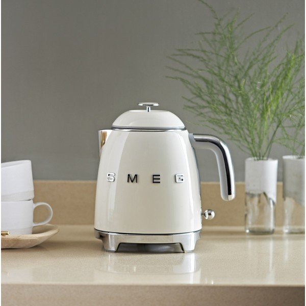 Kreem roostevabast terasest veekeetja 800 ml Retro Style - SMEG-image-1