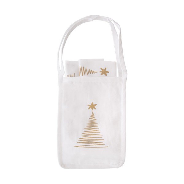 Jõulumotiividega puuvillaste rätikute ja koti komplekt 50x70 cm - Orion-image-4