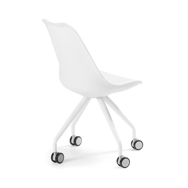 Valge kontoritool Lars - Kave Home-image-1