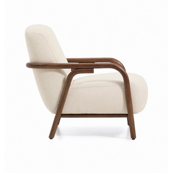 Beež šenillist tugitool Sylo - Kave Home-image-3