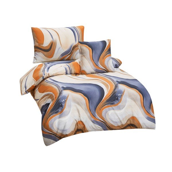 3-osaline mikrosatiinist voodipesu üheinimesevoodile 140x200 cm Gonzalo - My House