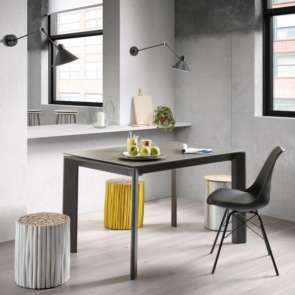 Valge teakist kohvilaud , ⌀ 35 cm Filippo - Kave Home-image-3