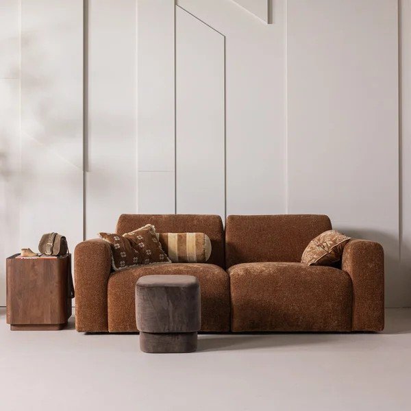 Ümmargune mangopuidust abilaud ø 40 cm Volu - WOOOD-image-2