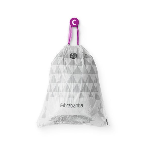 Prügikotid, 40 tk komplektis 12 l PerfectFit C - Brabantia-image-3