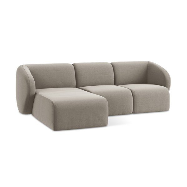 Helepruun sametist nurgadiivan (vasak nurk/diivanvoodiga) Lani - Makamii-image-4