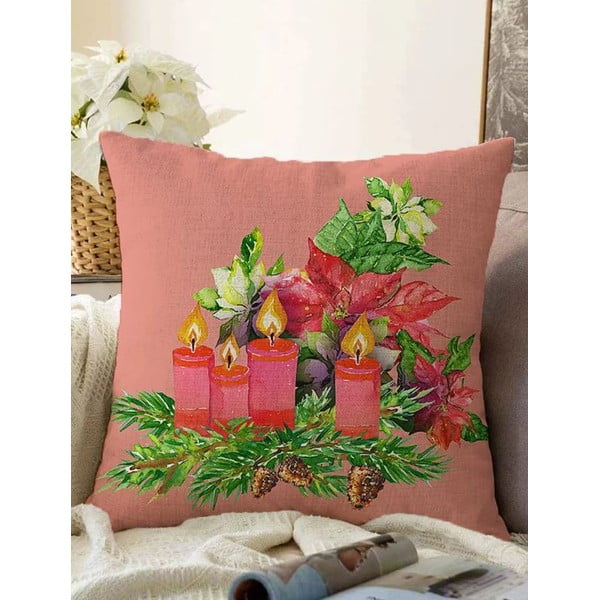 Jõulumotiividega padjapüür 43x43 cm - Mila Home