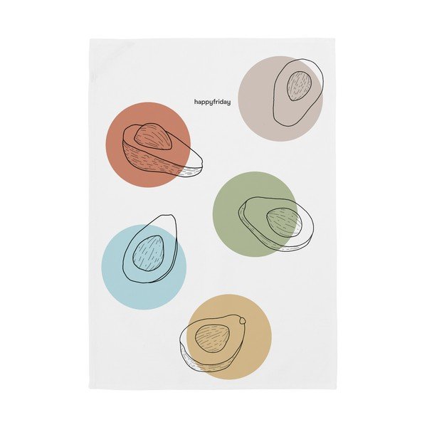 Puuvillased rätikud 2 tk komplektis 50x70 cm Avocado - Happy Friday-image-3