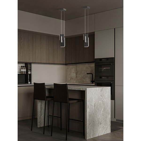 Helehall metallist LED-rippvalgusti, hämardatav Totem - Nova Luce-image-1