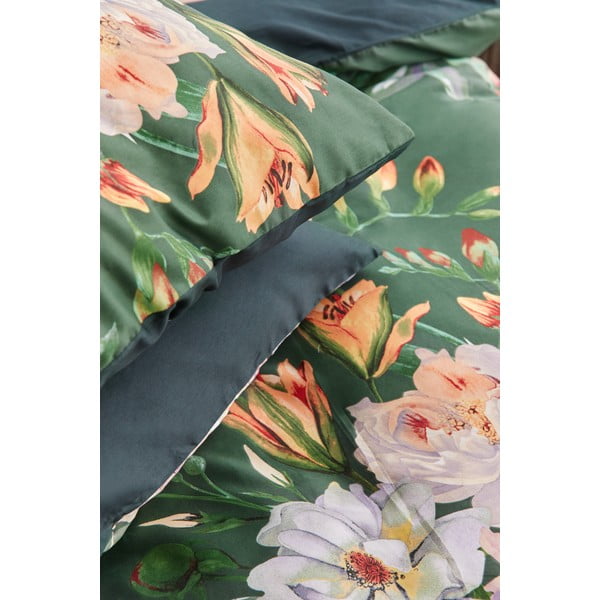 Tumeroheline puuvillasatiinist kaheinimese voodilina 200 x 200 cm Floret - Bonami Selection-image-4