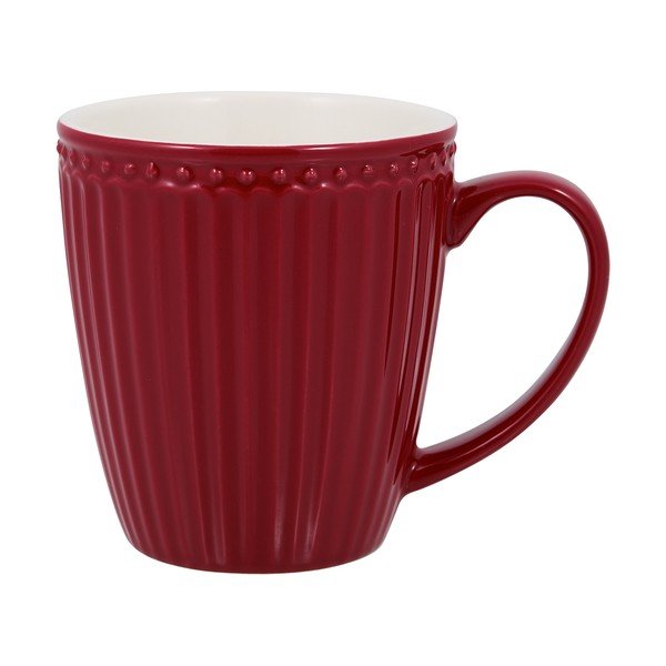 Punane keraamiline kruus 0,4 l Alice - Green Gate