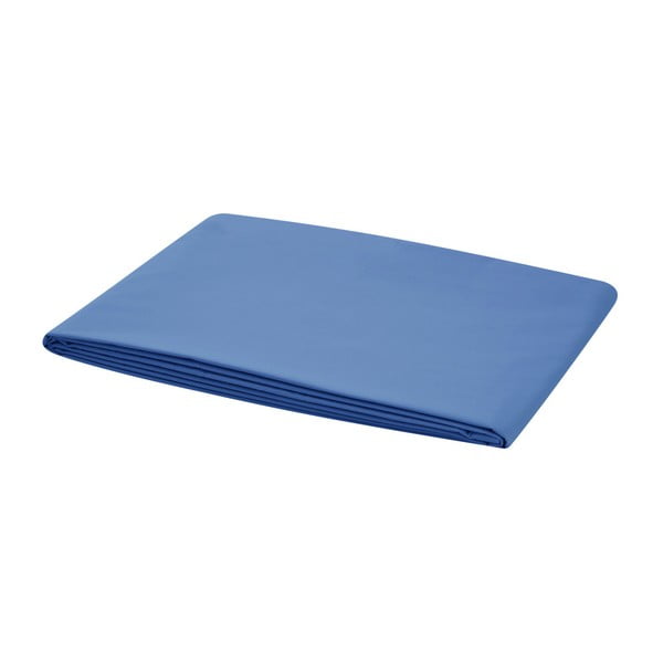 Modré elastické prostěradlo na jednolůžko Bella Maison Basic, 100 x 200 cm