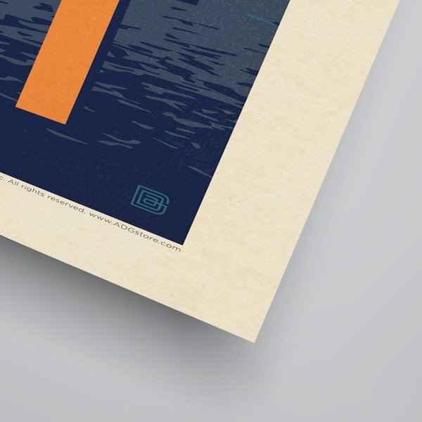 Plakát Americanflat Budapest, 42 x 30 cm-image-1