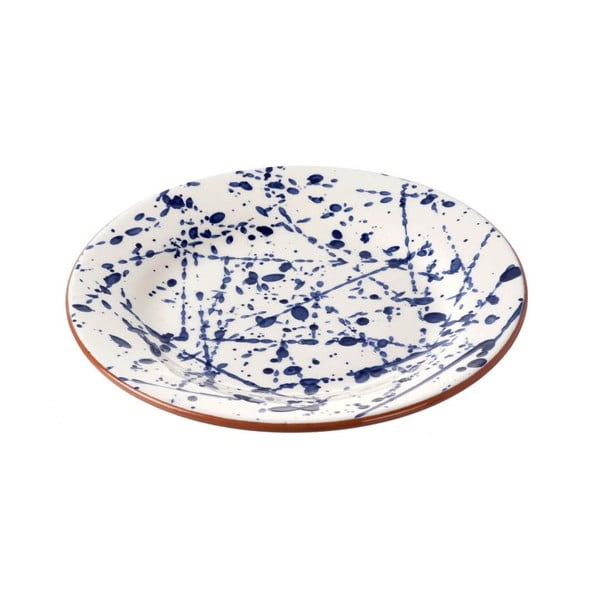 Keramický talíř Parlane Blue Art, 22 cm