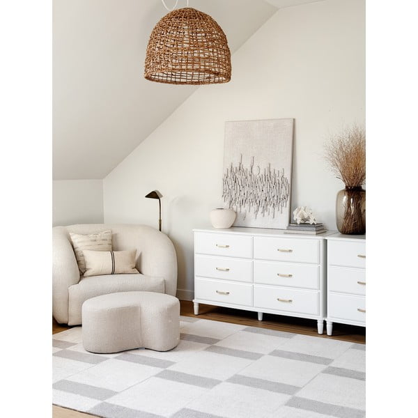 Beež villane vaip 133x190 cm Agnus Pavement - Agnella-image-1