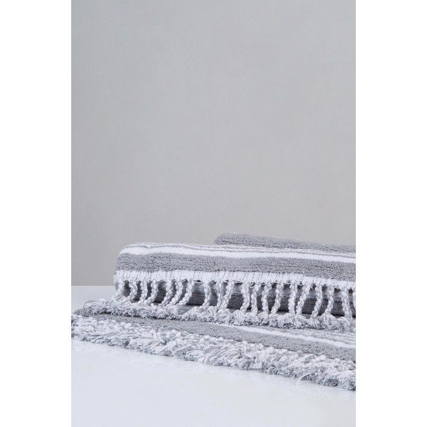 Hall puuvillane vannitoamatt , 60 x 90 cm Martil - Foutastic-image-3