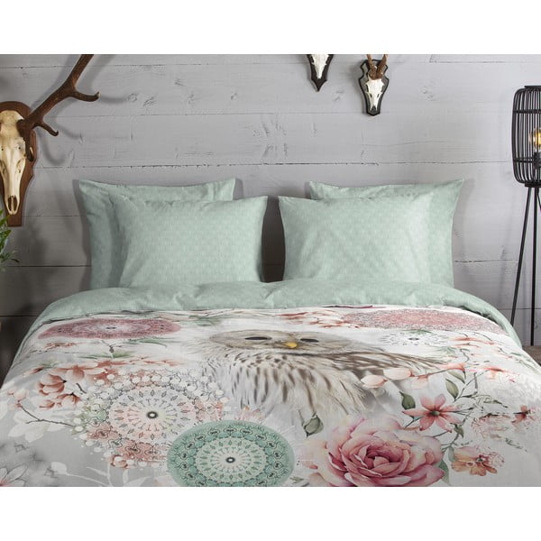 Roheline flanell voodipesu üheinimesevoodile 140x200 cm Omaira - HIP-image-2