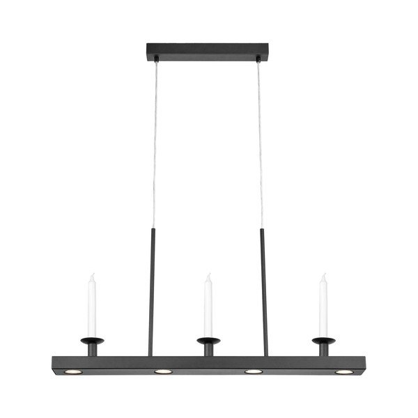 Must metallist hämardatav LED-rippvalgusti Dining - Markslöjd