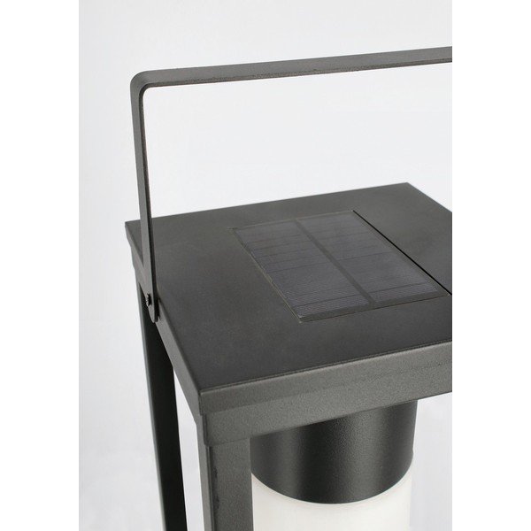 Must päikese-/USB-toitel töötav LED-latern (kõrgus 75 cm) Solar - Bizzotto-image-3