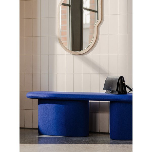 Sinine villapolsterdatud pink Rull - noo.ma-image-1