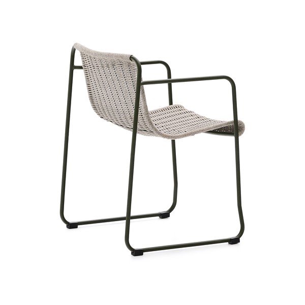 Hallikasroheline metallist aiatool Maurina - Kave Home-image-4