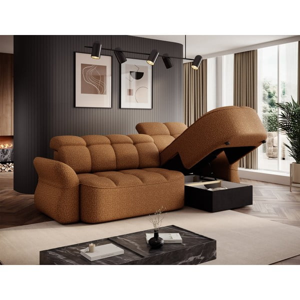 Pruun sametist lahtikäiv/sahtliga nurgadiivan (parem nurk/lamamisosaga) Beneth – ELTAP-image-4