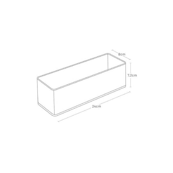 Plastikust sahtlite korrastajad 2tk komplektis Tower - YAMAZAKI-image-4