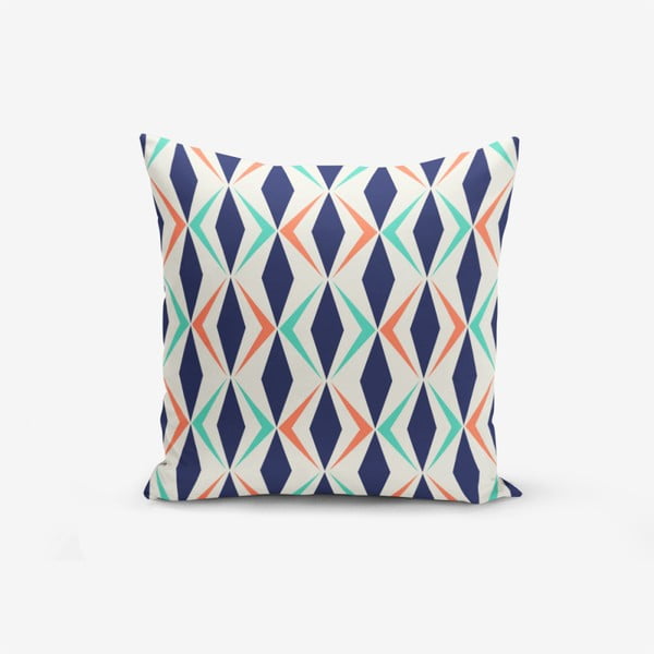 Povlak na polštář s příměsí bavlny Minimalist Cushion Covers Colorful Geometric Design, 45 x 45 cm